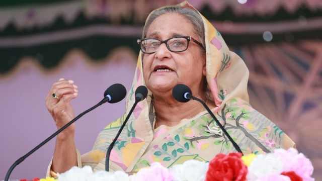 আজ ৫ জেলার নির্বাচনি জনসভায় বক্তব্য রাখবেন শেখ হাসিনা