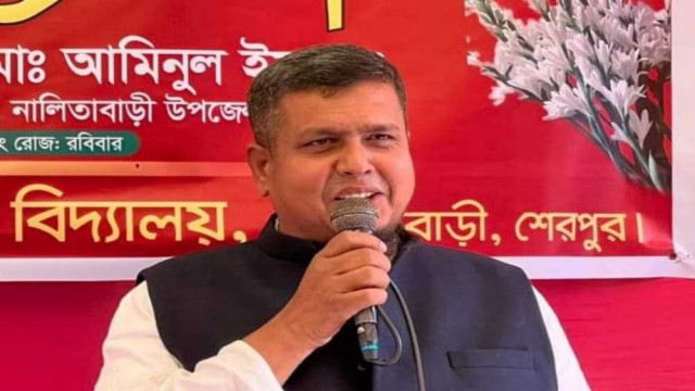 নালিতাবাড়ীতে উপজেলা চেয়ারম্যান প্রার্থী হচ্ছেন আমিনুল ইসলাম