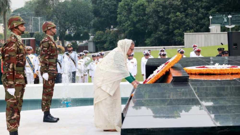 সশস্ত্র বাহিনীর বীর শহীদদের প্রতি গভীর শ্রদ্ধা প্রধানমন্ত্রীর