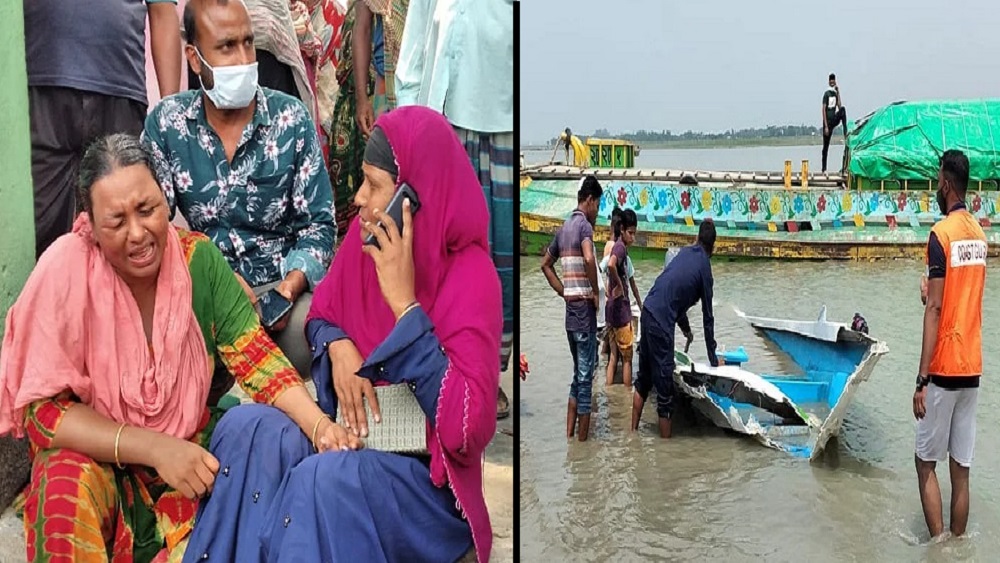 স্বামী–সন্তানের মৃত্যুর খবরে আদুরি বেগমের কান্না আর থামছে না-ছবি: সংগৃহীত 